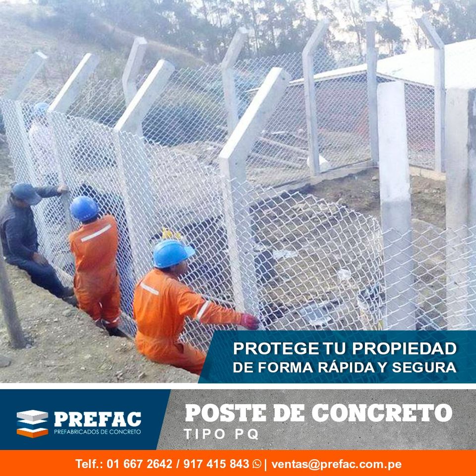 Cercos Prefabricados de concreto Perú