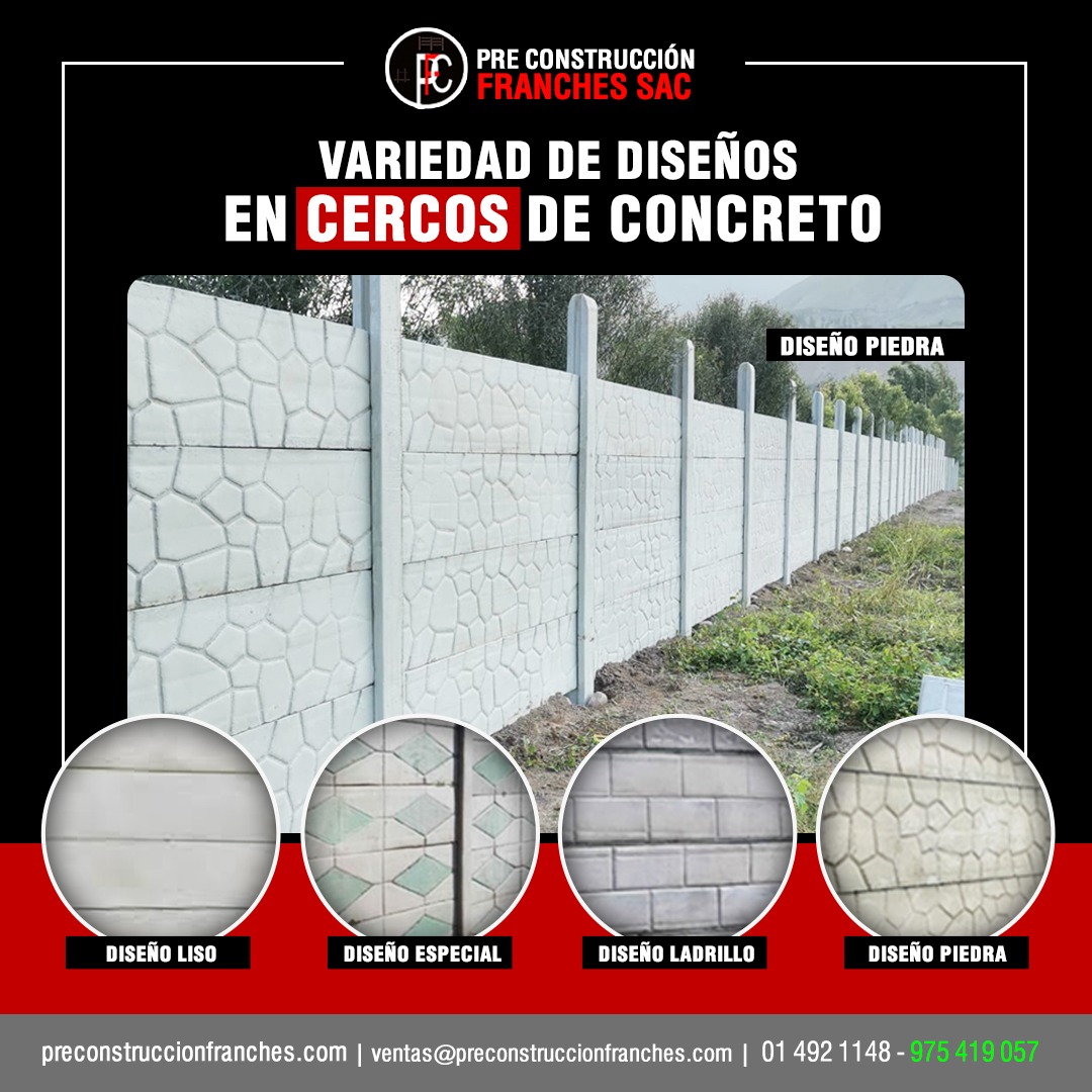 Cercos Perimetricos Prefabricados Concreto Lima Peru