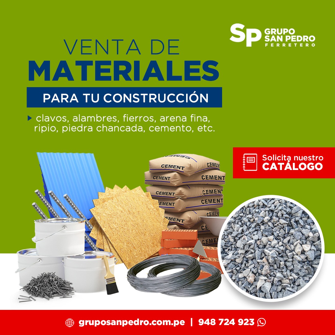 Venta Materiales Construccion Cemento Peru