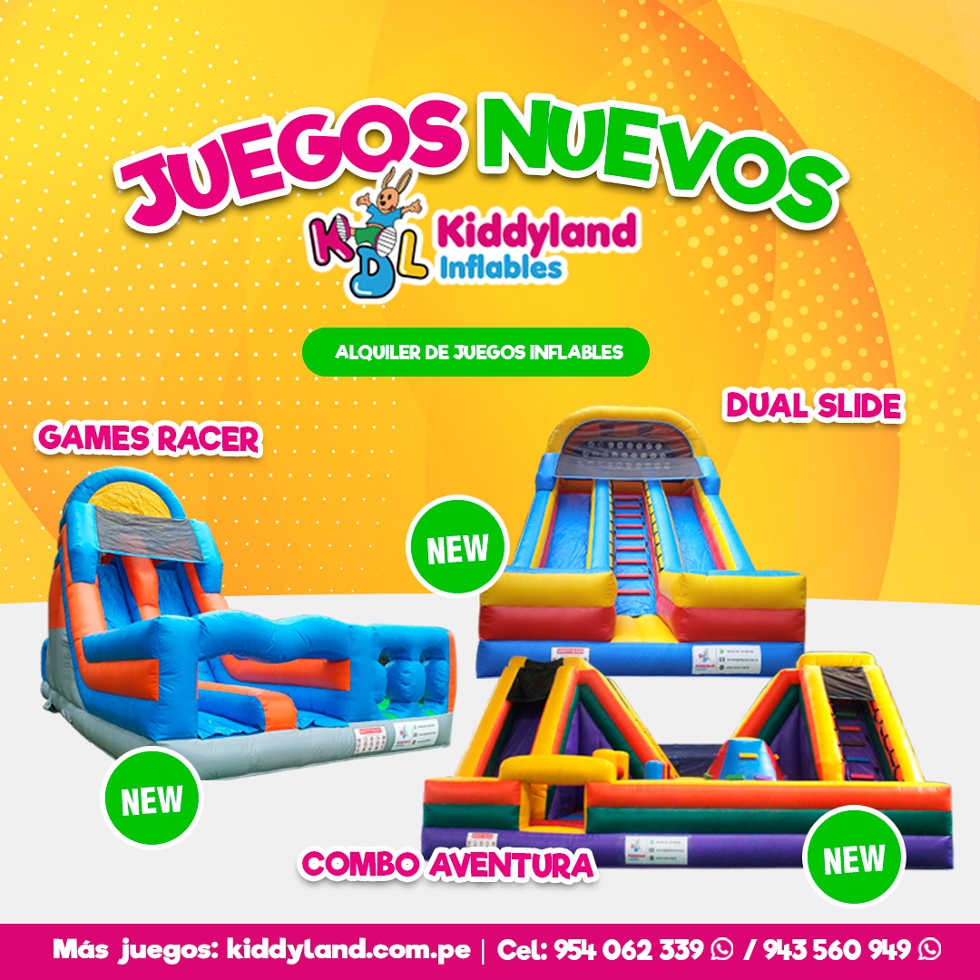 Alquiler de Juegos para niños Fiestas Lima