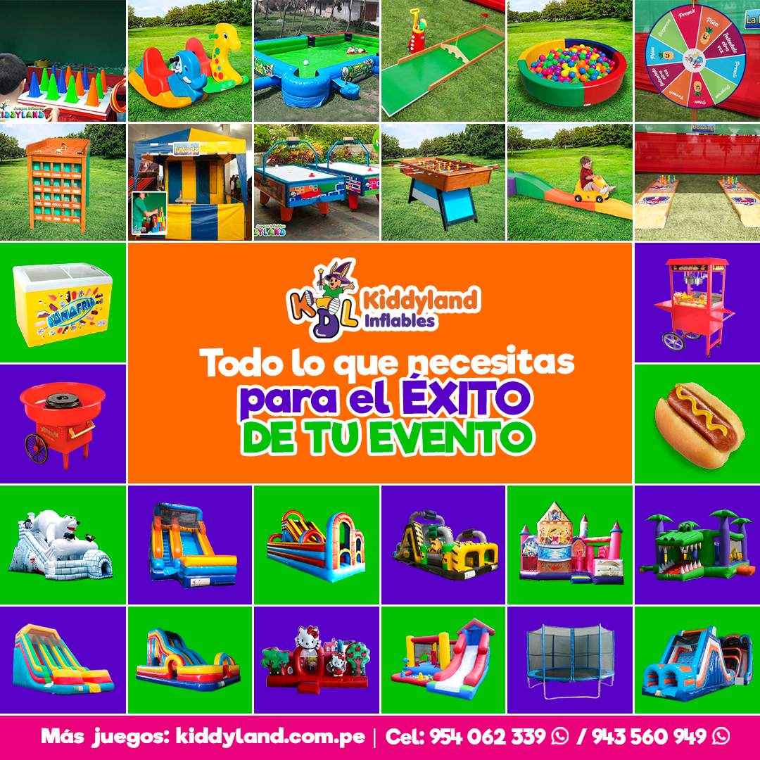 Alquiler Juegos Inflables Eventos Infantiles Lima Peru