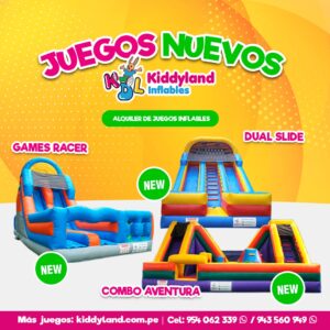 Renta Juegos Inflables Fiesta Familiar Ninos Peru