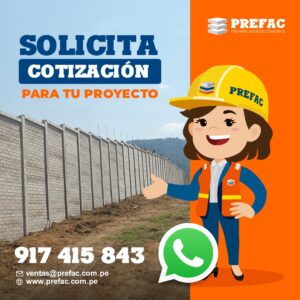Cercos Prefabricados Concreto Perimetrico Peru