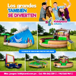Alquiler Juegos Inflables Mecanicos Jovenes Lima