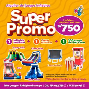 Ofertas Juegos Inflables Jincana Infantiles Peru 
