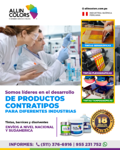 fabricacion tintas serigraficas y flexograficas lima peru