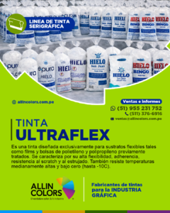 Tintas serigraficas plasticos polipropileno acrilicos pvc lima peru