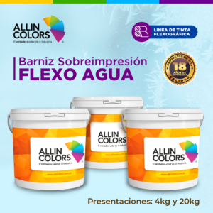 Barniz Sobreimpresion Flexo Agua Empaque Alimentos Frio Peru