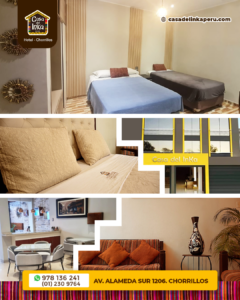 hospedaje chorrillos viajes turismo
